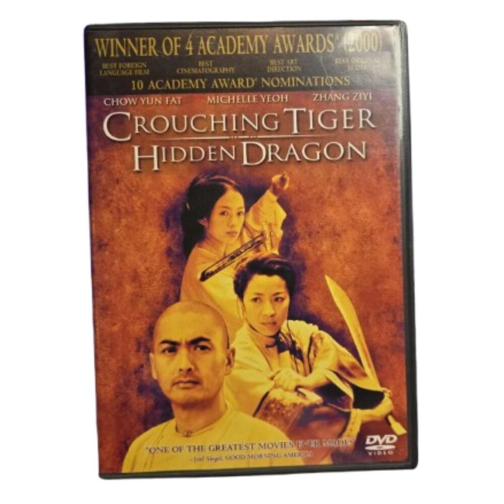 Crouching Tiger, Hidden Dragon DVD (2000) Chow Yun-Fat Michelle Yeoh Action